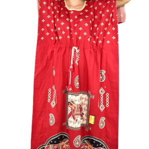 BDROX Indonesian Red Kaftan Nighty