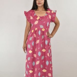 Maroon Maxi Nighty