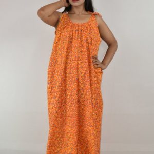 Yellow ribbon Maxi Nighty