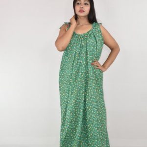 Green Ribbon Maxi Nighty