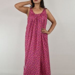 Purple Ribbon Maxi Nighty