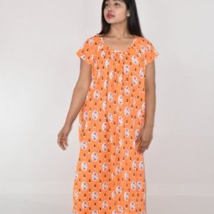 Orange Maxi nighty
