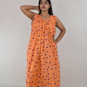 Orange Maxi Nighty