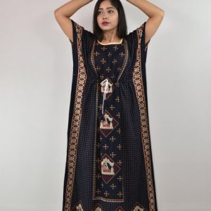 Gujri Blue Kaftan