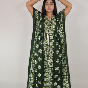 Cotton Green Kaftan