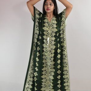 Cotton Green Kaftan