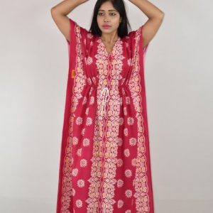 Cotton Pink Kaftan