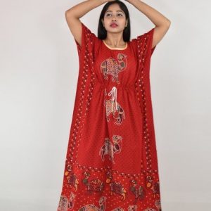 Gujri Red Kaftan