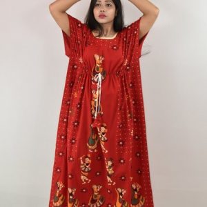 Gujri Dandia Red Kaftan