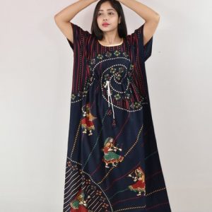 Gujri Blue Kaftan