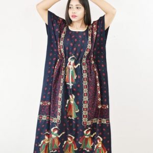 Gujri Blue Kaftan