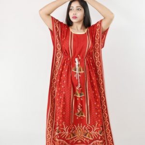Gujri Red Kaftan