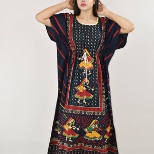 BLUE GUJRI KAFTAN