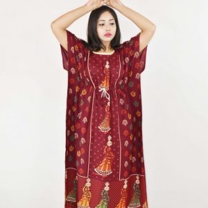 Gujri Matka Maroon Kaftan