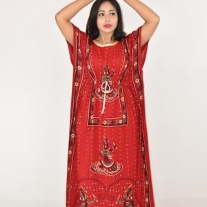 Gujri Red Kaftan