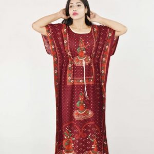 Gujri Maroon Kaftan