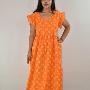 Orange Maxi Nighty