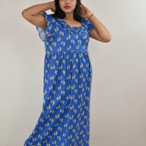 Blue Maxi Nighty