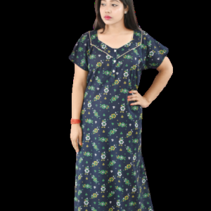 Blue Gujri Maxi Nighty