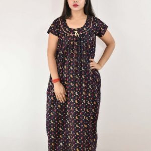 Blue Gujri Maxi Nighty