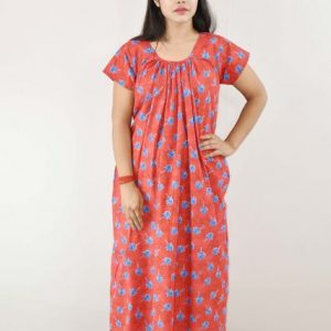 Red cotton Maxi