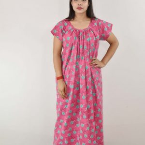 Pink Cotton Maxi
