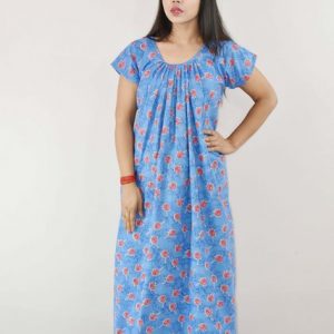 Blue Cotton Maxi