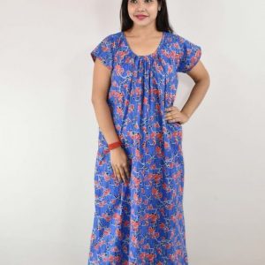 Blue Cotton Maxi