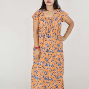 Orange Cotton Maxi