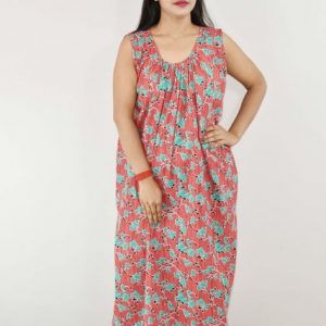 Red Cotton Maxi