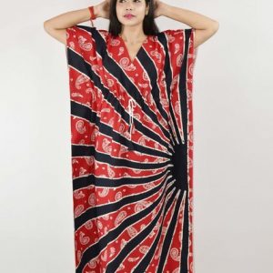Jaisal Indonesian Red Kaftan