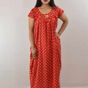Red Round Neck Short Sleeve With Pipien