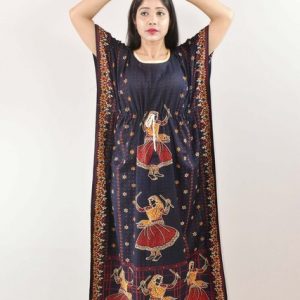 Blue Gujri Kaftan Nighty