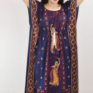 Blue Gujri Kaftan Nighty