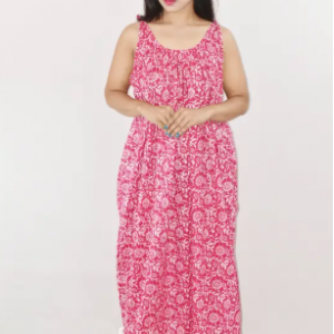 Pink Ribbon Maxi Nighty