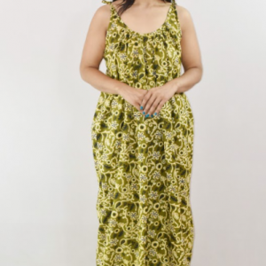 Green Ribbon Maxi Nighty
