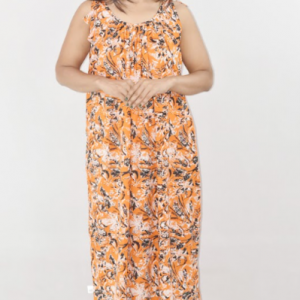 BDROX Yellow Ribbon Maxi Nighty