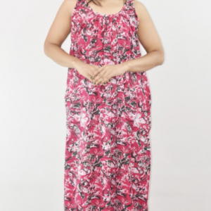 BDROX Pink Ribbon Maxi Nighty