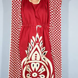 BDROX Indonesiya Red Kaftan Nighty_amazon#BFGNMF00000000067