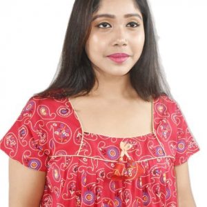 Pink Square Neck Short Sleeve with chord