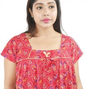 Pink Square Neck Short Sleeve with chord