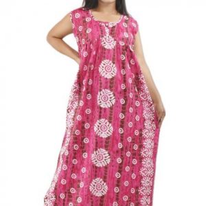 Pink sleeveless button