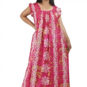 Pink Square neck with pleated sleeves
