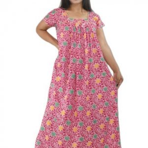 Pink Square neck chord with short sleeve