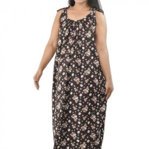 Brown Ribbon Maxi Nighty