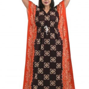 Black Pure Cotton Kaftan