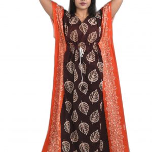 Black Pure Cotton Kaftan
