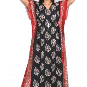 Navy Blue Pure Cotton Kaftan