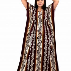 Maroon Indoneasin Kaftan