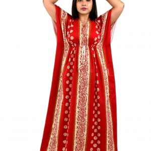 Red Indoneasin Kaftan